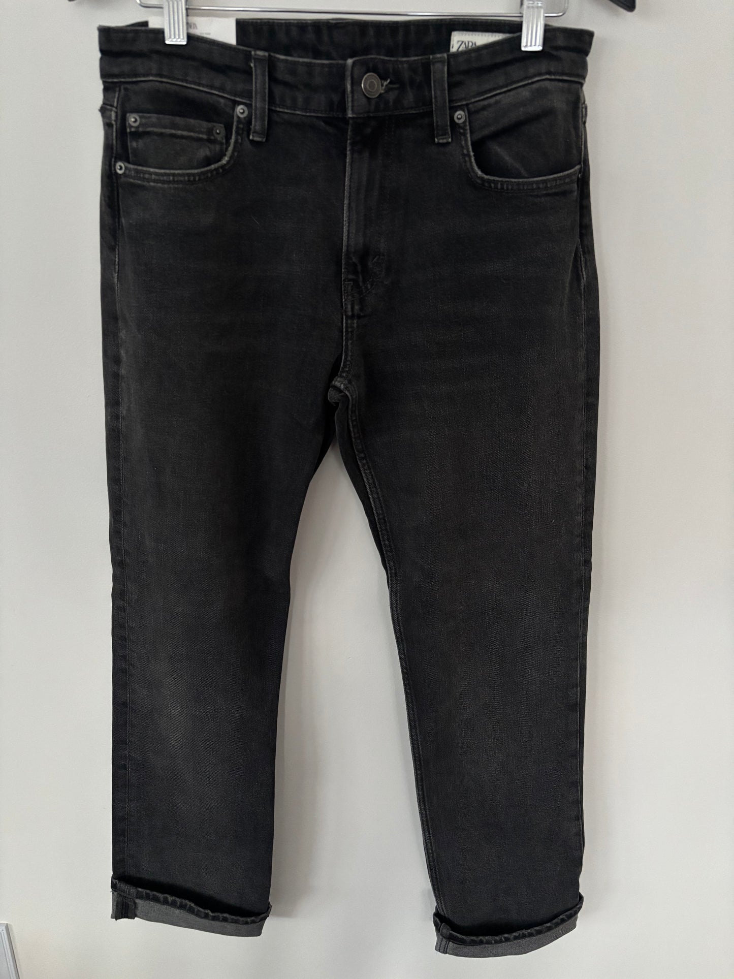 Zara NWT Slim Turned Cuff Jeans | Sz 28 or 6 (J134E13)