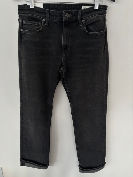 Zara NWT Slim Turned Cuff Jeans | Sz 28 or 6 (J134E13)