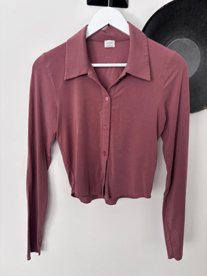 Wilfred Aritzia Pose Waist Long Sleeve Top | Sz Medium (M22W3)