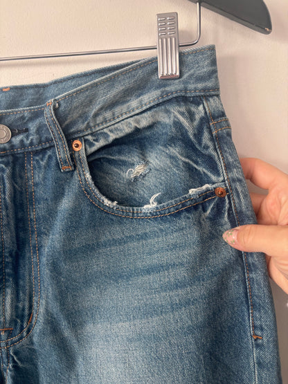 Gap High Rise Barrel Jeans | Sz 28