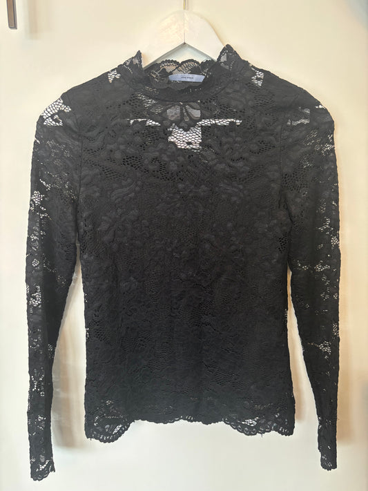 Vero Moda High Neck Lace Top | XS (N150C1)