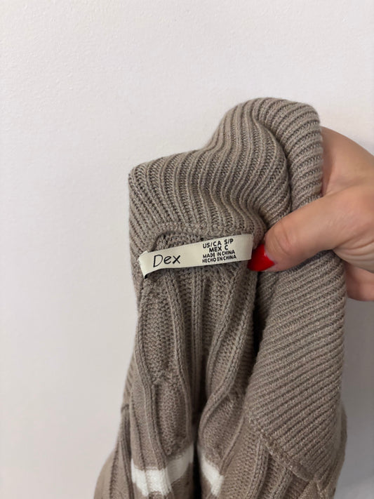 Dex Knit Zip Henley NWT | Sz Small