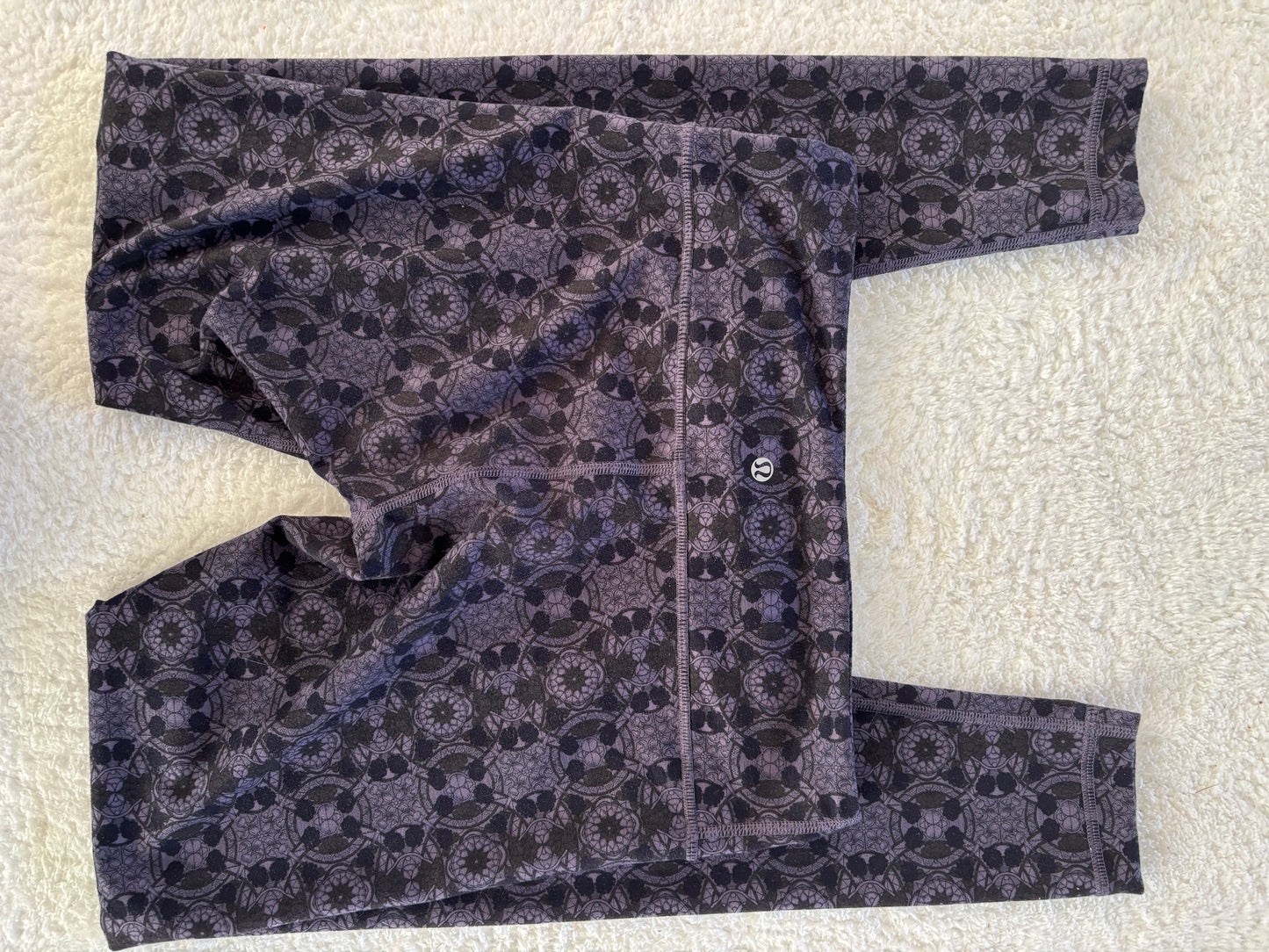 Lululemon Printed Leggings Mini Prisma Nightfall | 8 (O159W10)