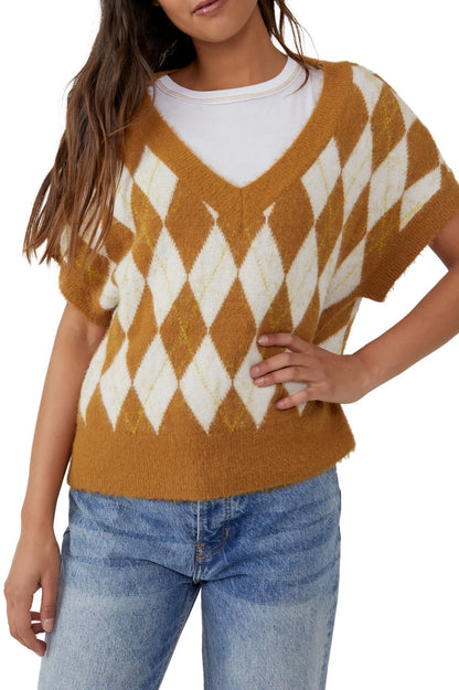Free People Through the Motions Vest | Sz XS oversized
