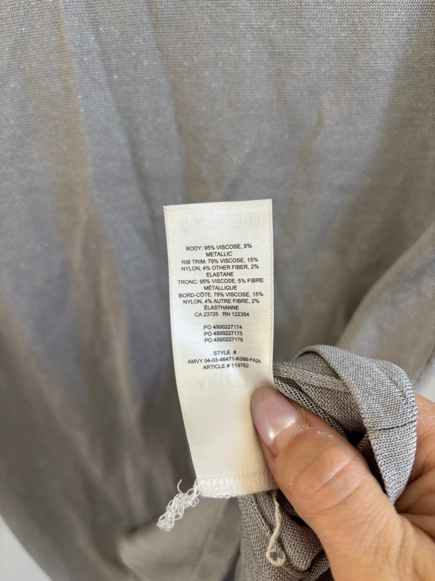 Wilfred Metallic Crewneck Shirt | XL (fits more like Medium) (O76R5)