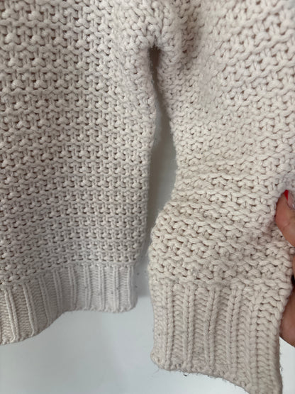 Femme by Design Ivory Knit Sweater | Sz Small (fits XS/S)