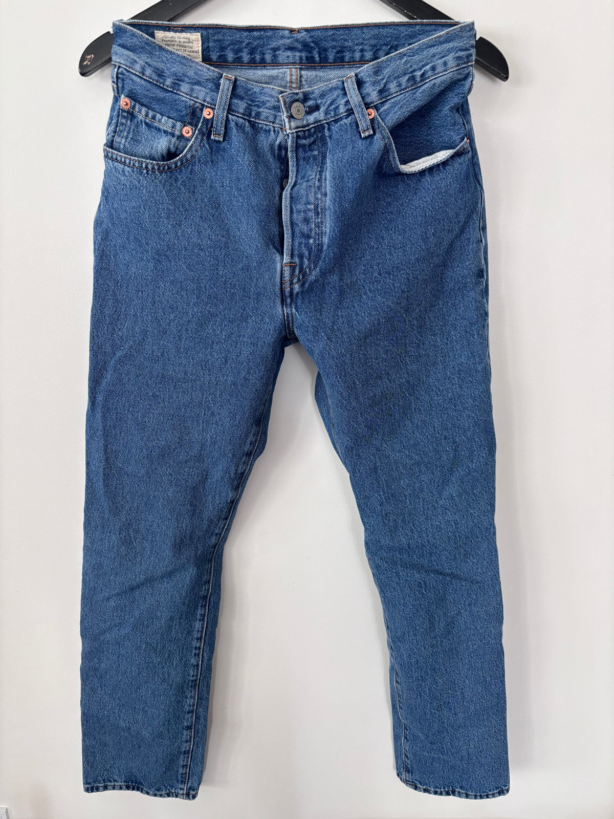 Levi's 501 Medium Blue-wash Jeans | Sz 28 (fits 27/28)