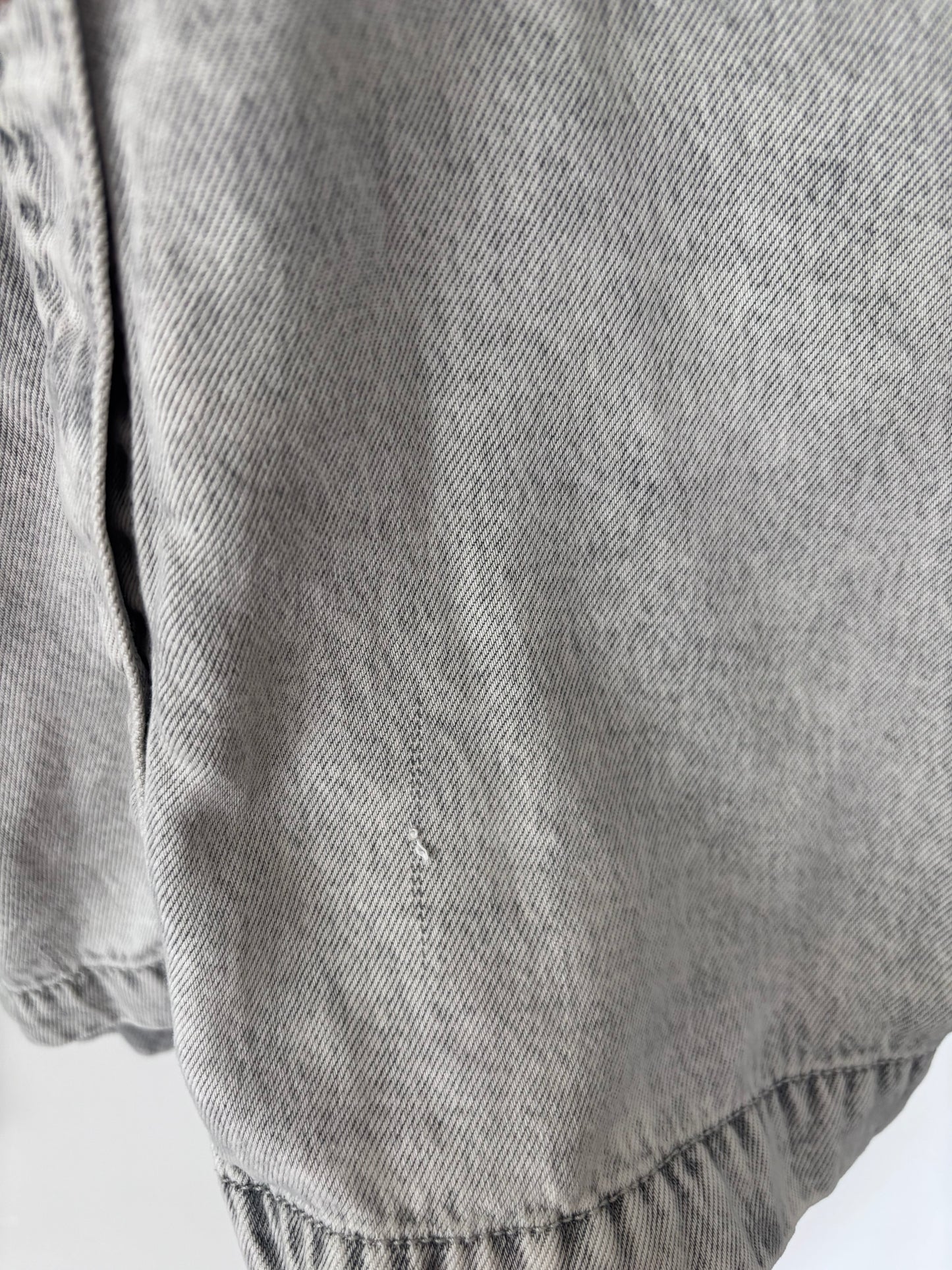 Jane & Delancy Grey Tencel Shirt | Sz Medium