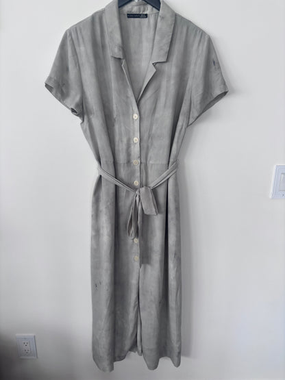 Black Tape Grey Dress | Sz XL