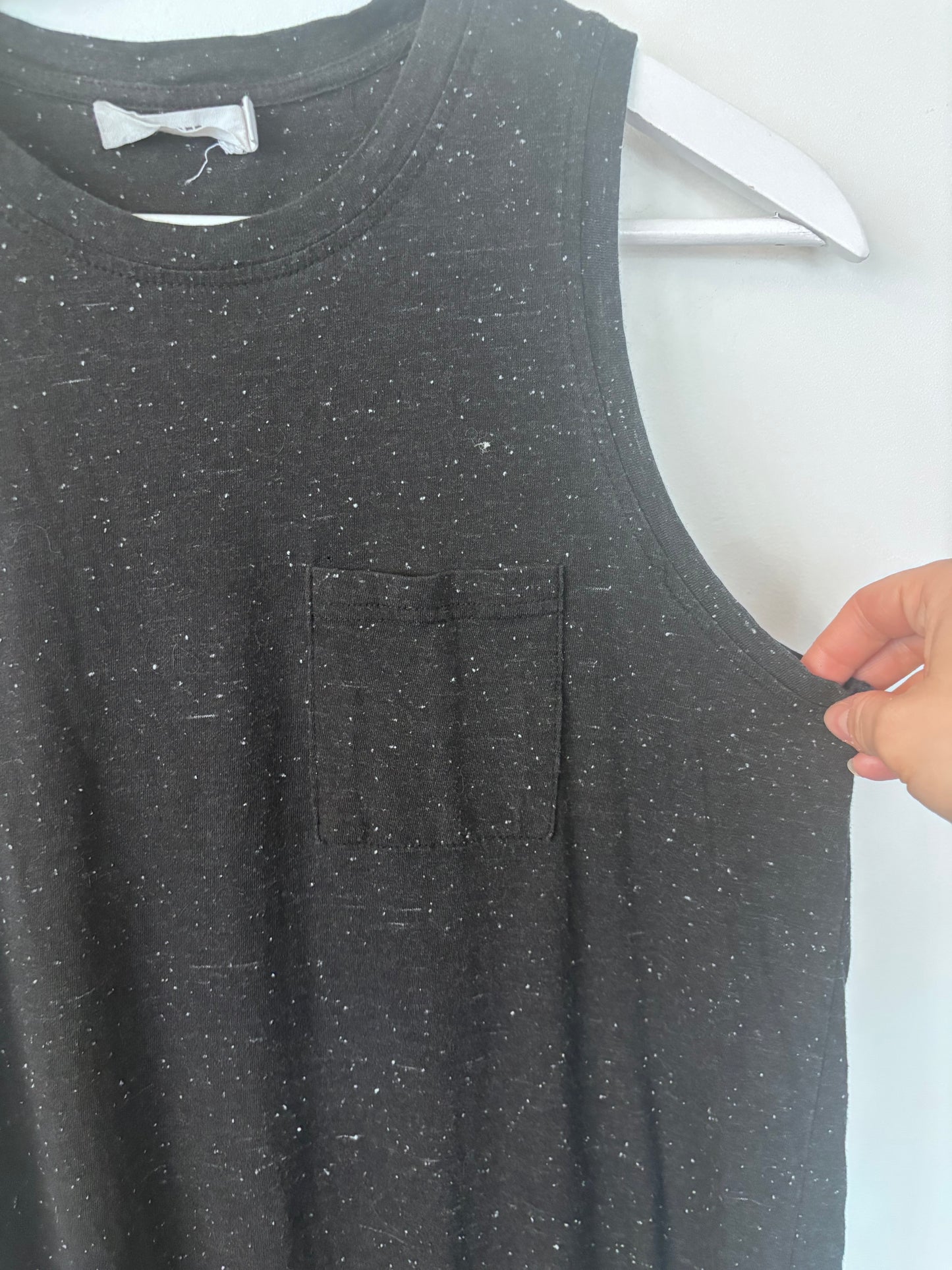 Mod Ref Speckled Black Dress | Sz Medium