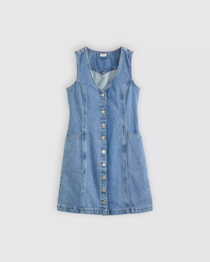 Levi's Vianna Denim Vest Dress | Sz Large