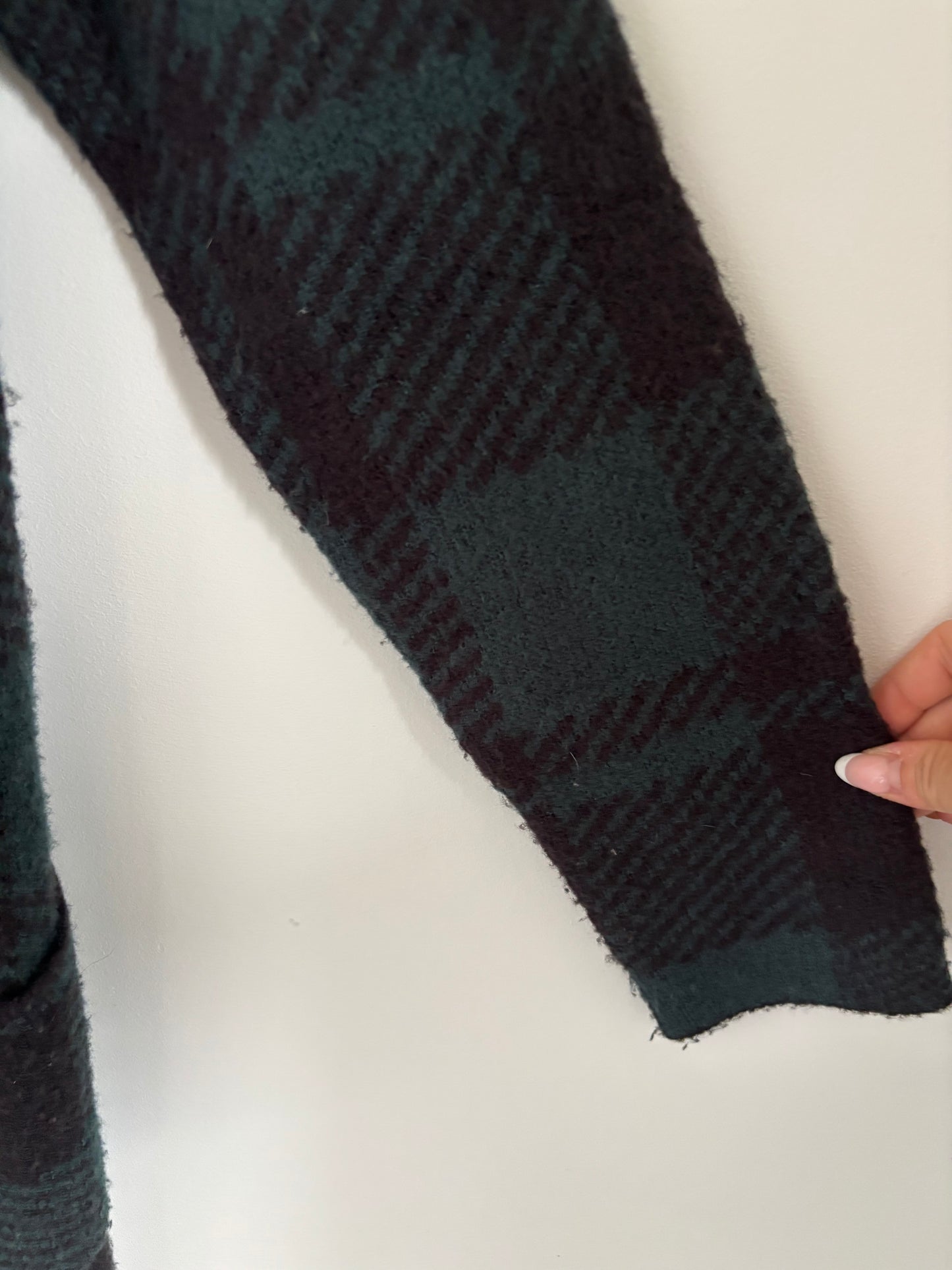 Dex Plaid Sweater Jacket | Medium