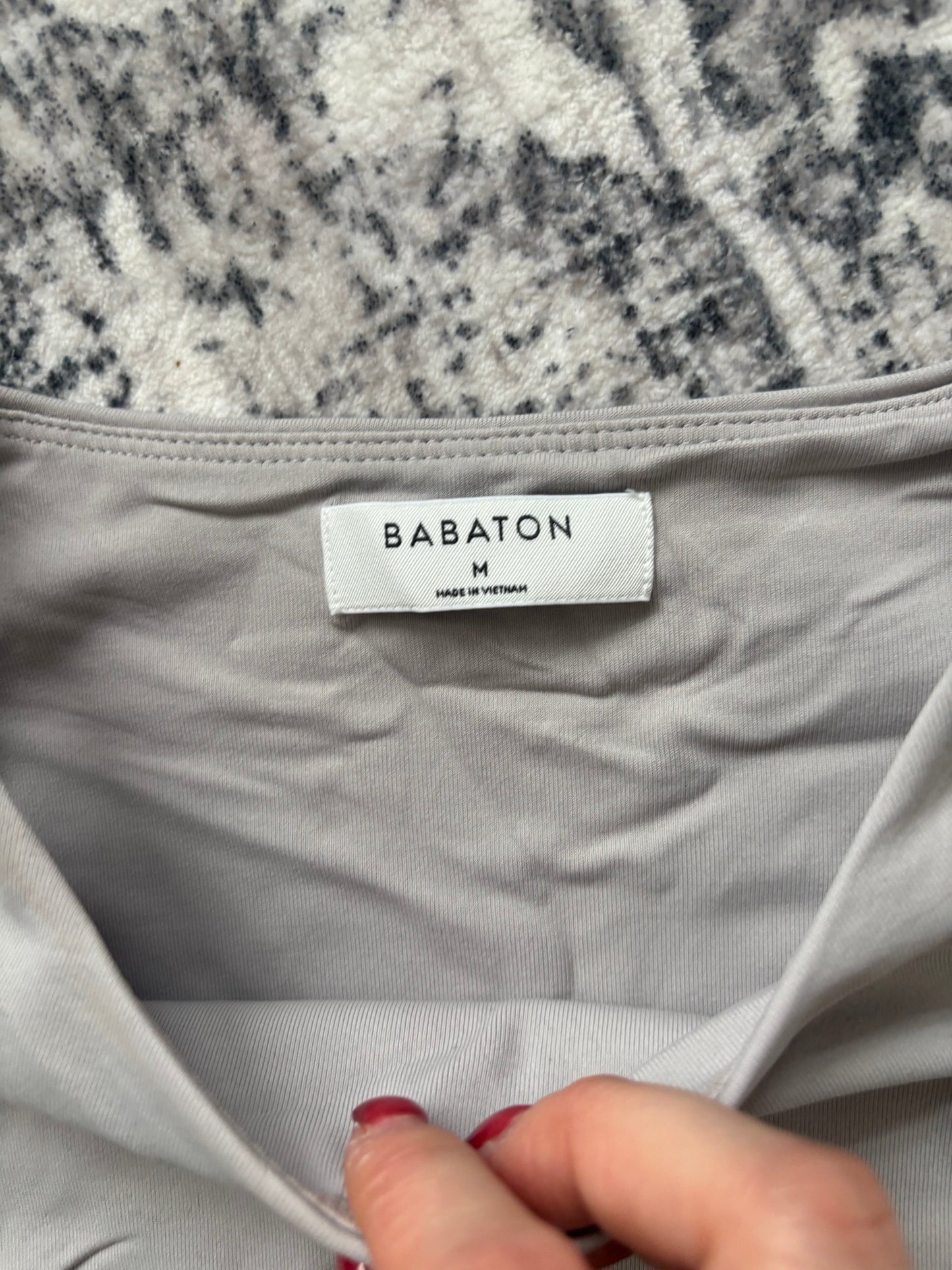 Babaton Grey 90s Contour Bodysuit | Sz Medium (J72B23)