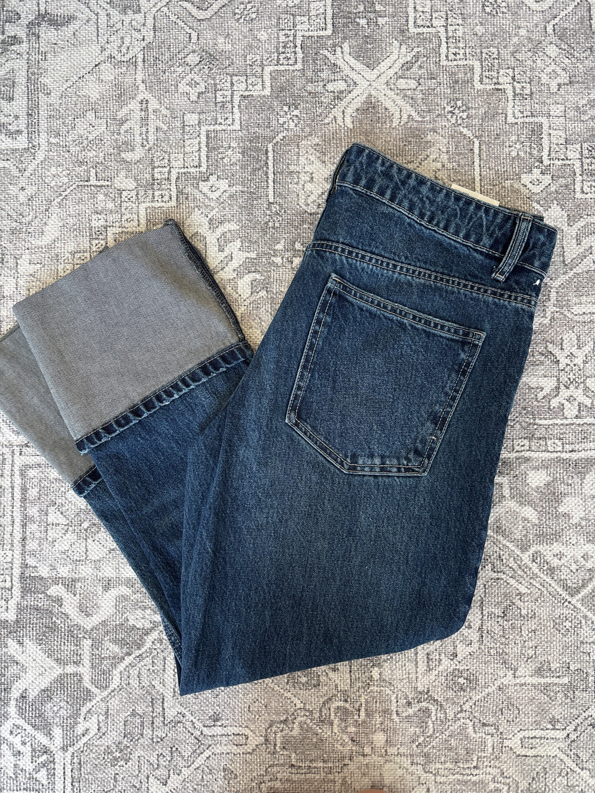 Zara Stovepipe Cuffed Jeans | Sz 29/30 (Sz 10)