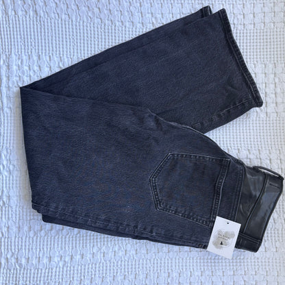 A&F The 90s Relaxed High Rise Mixed Media | Sz 27 (CS19W8)