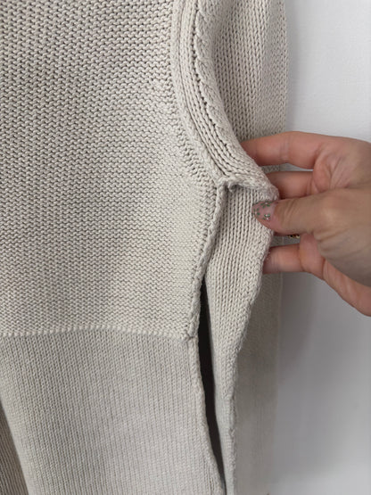 Pure Handknit Beige Sweater | Sz XS/S (would fit small)