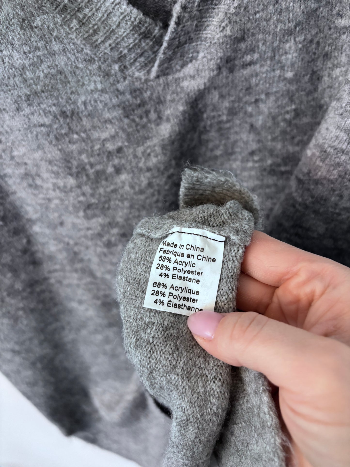 Lyla & Luxe Oversized V-Neck Sweater Vest | Sz Large (AC1)