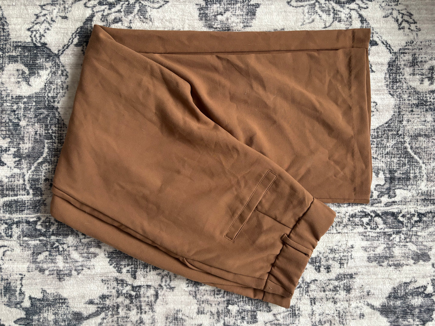 Black Tape Brown Wide Leg Pants | Medium