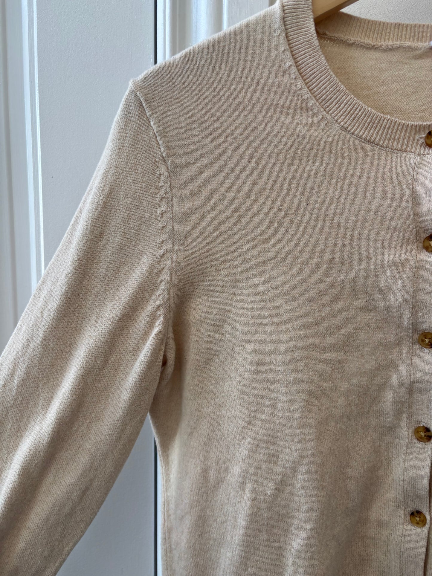 Gap Classic Cotton Crewneck Cardigan | Medium