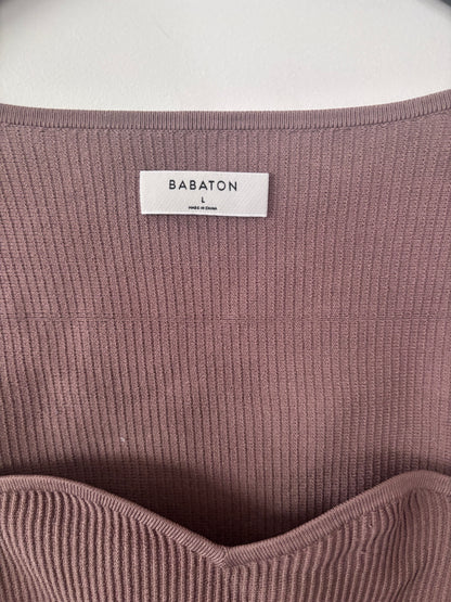 Babaton Sculpt Knit Sweetheart Longsleeve | Sz Large