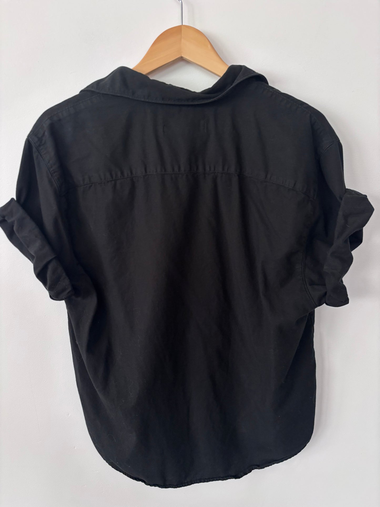 Denim Forum / Aritzia Black Jane Shirt | Sz Medium (oversized)