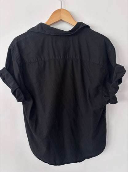 Denim Forum / Aritzia Black Jane Shirt | Sz Medium (oversized)