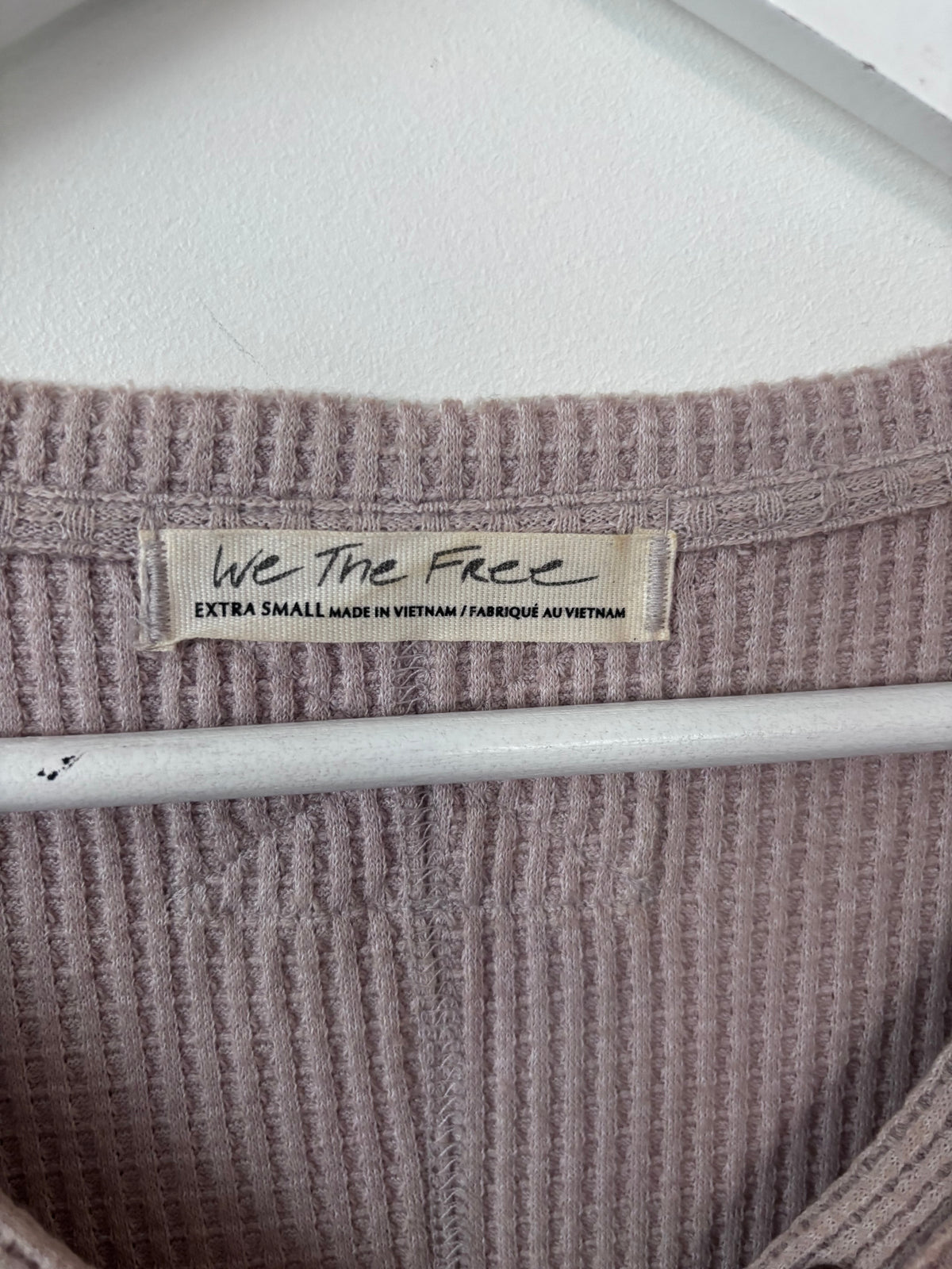 Free People Callisto Henley in Taupe | Sz XS (size Large fit)