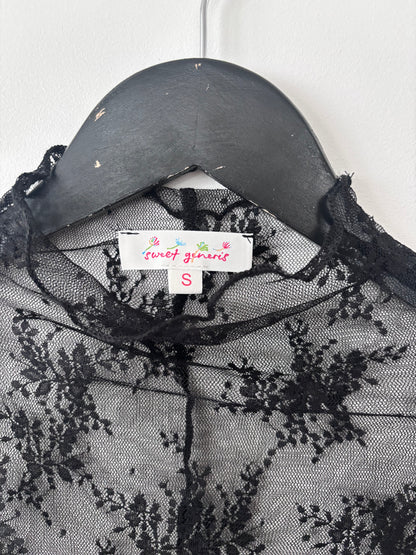 Sweet Genesis Lace Mesh Long Sleeve | Sz Small