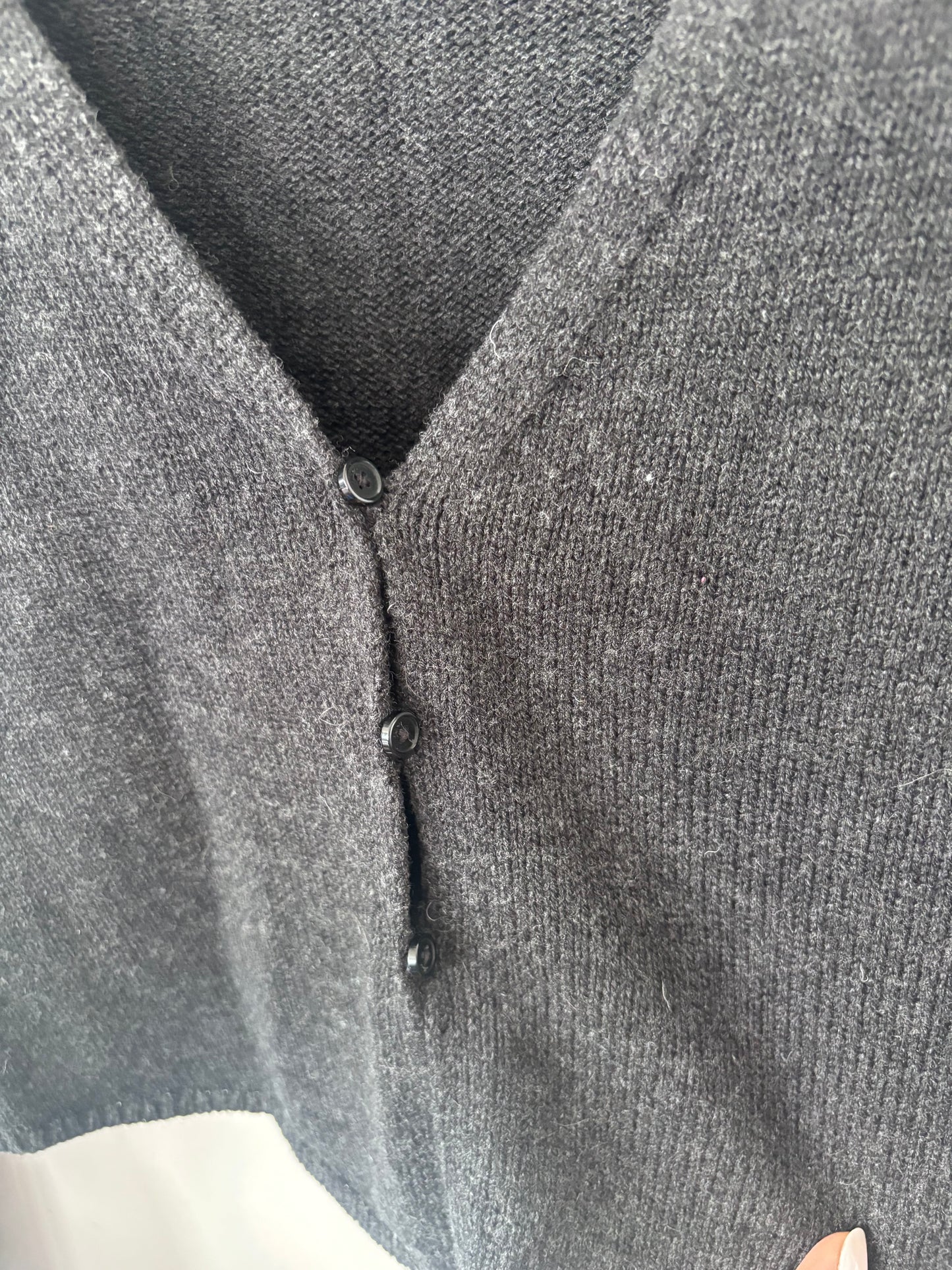 Wilfred Basque Charcoal Grey Cardigan | Sz Medium