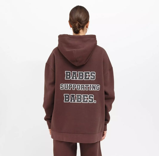 Brunette the Label Babes Supporting Babes Big Sister Hoodie | S/M (would fit size Large)