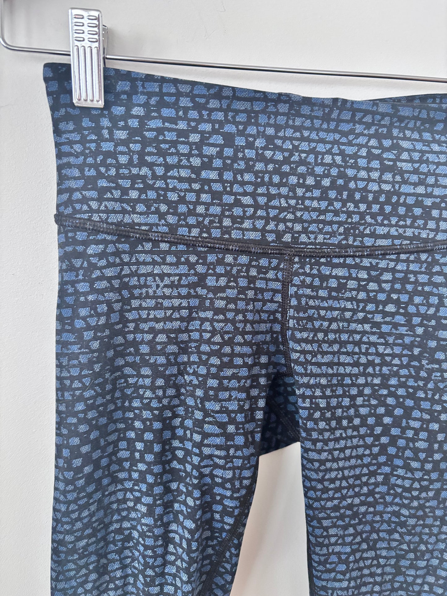 Lululemon Wunder Under Pant/Leggings in Shatter Weave Teal | Sz 4