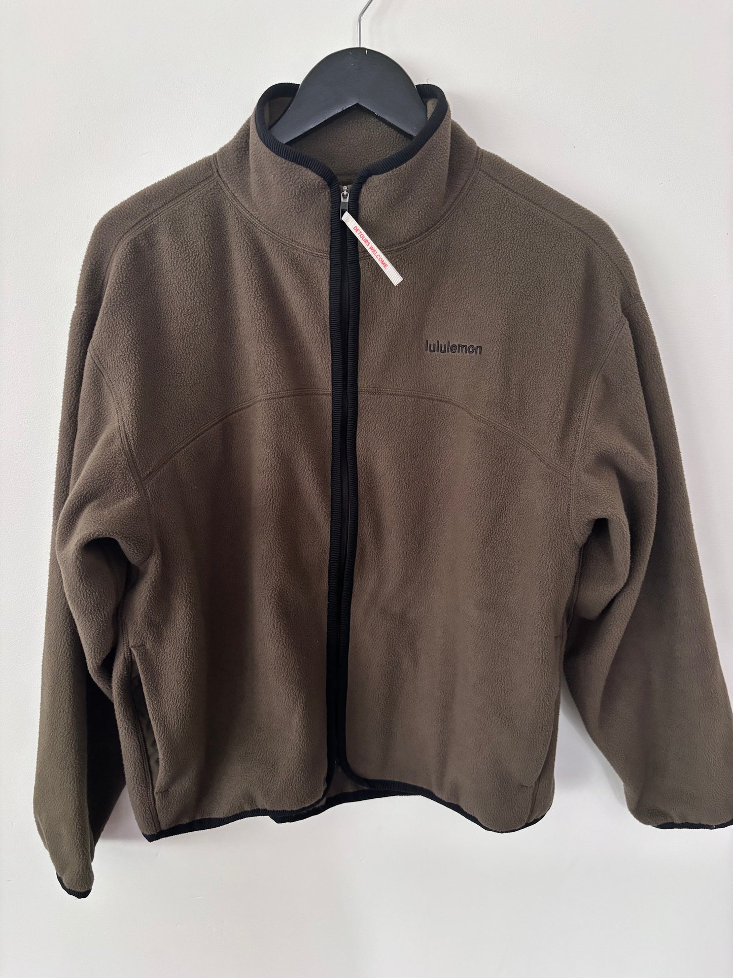 Lululemon Tumbled Fleece Full-Zip Jacket (olive green)| Sz XS (generous fit)