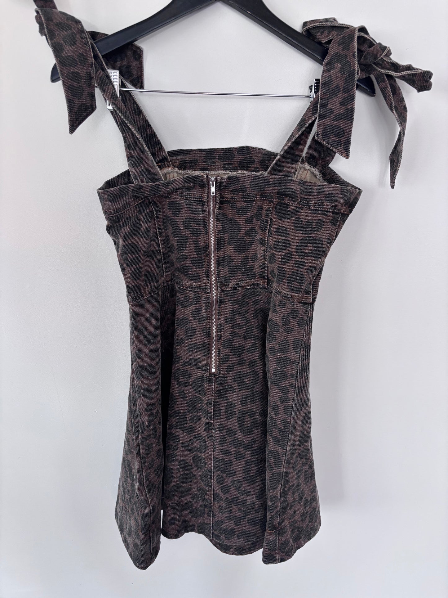 SO Me NWT Denim Animal Print Dress | Sz Medium