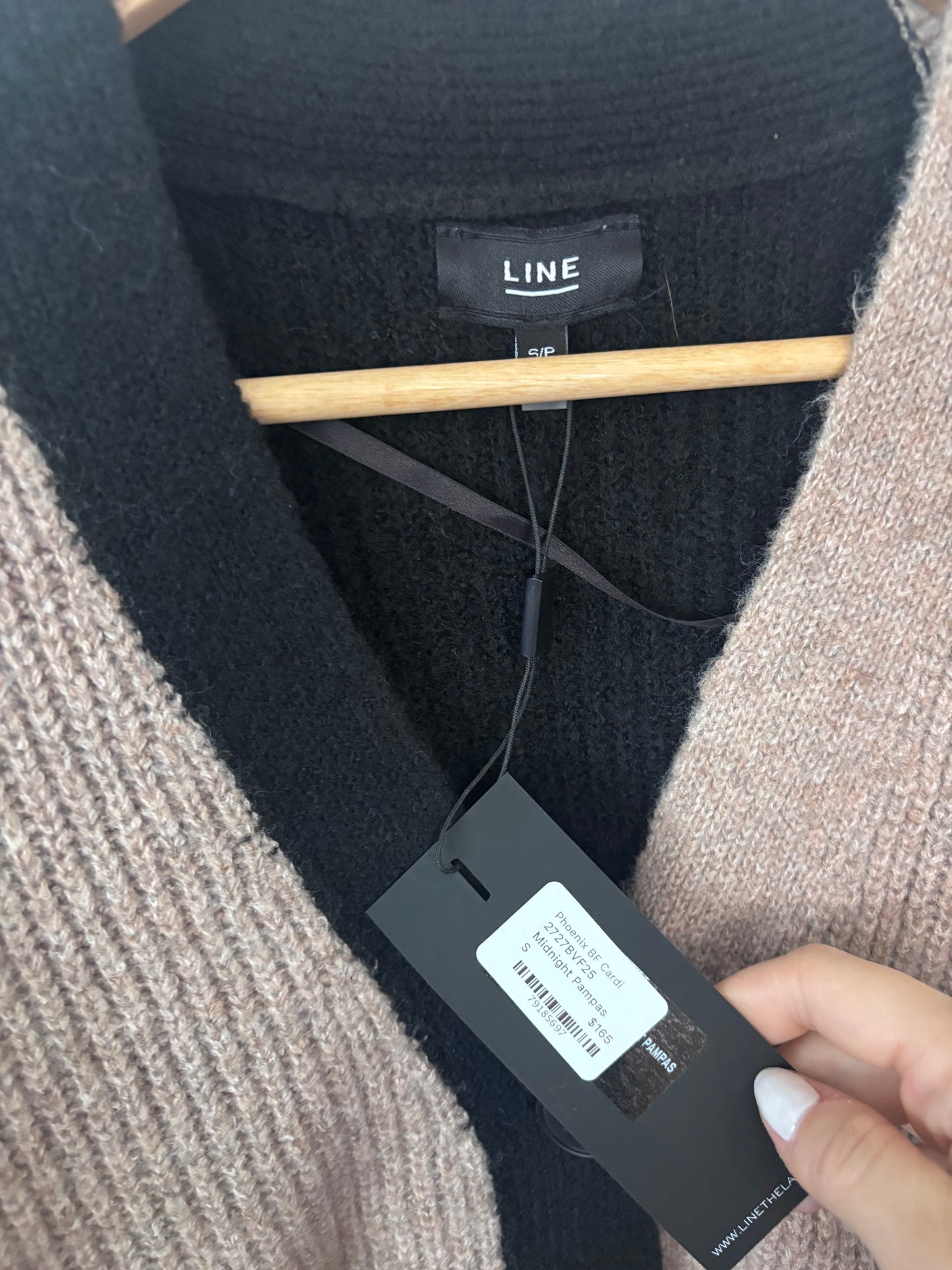 Line the Label Pheonix BF Cardigan NWT | Sz Small (very oversized)
