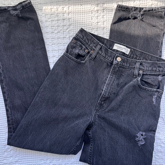Abercrombie 90s Straight Ultra High Rise Denim | Sz 4 or 27 (CS20W8)