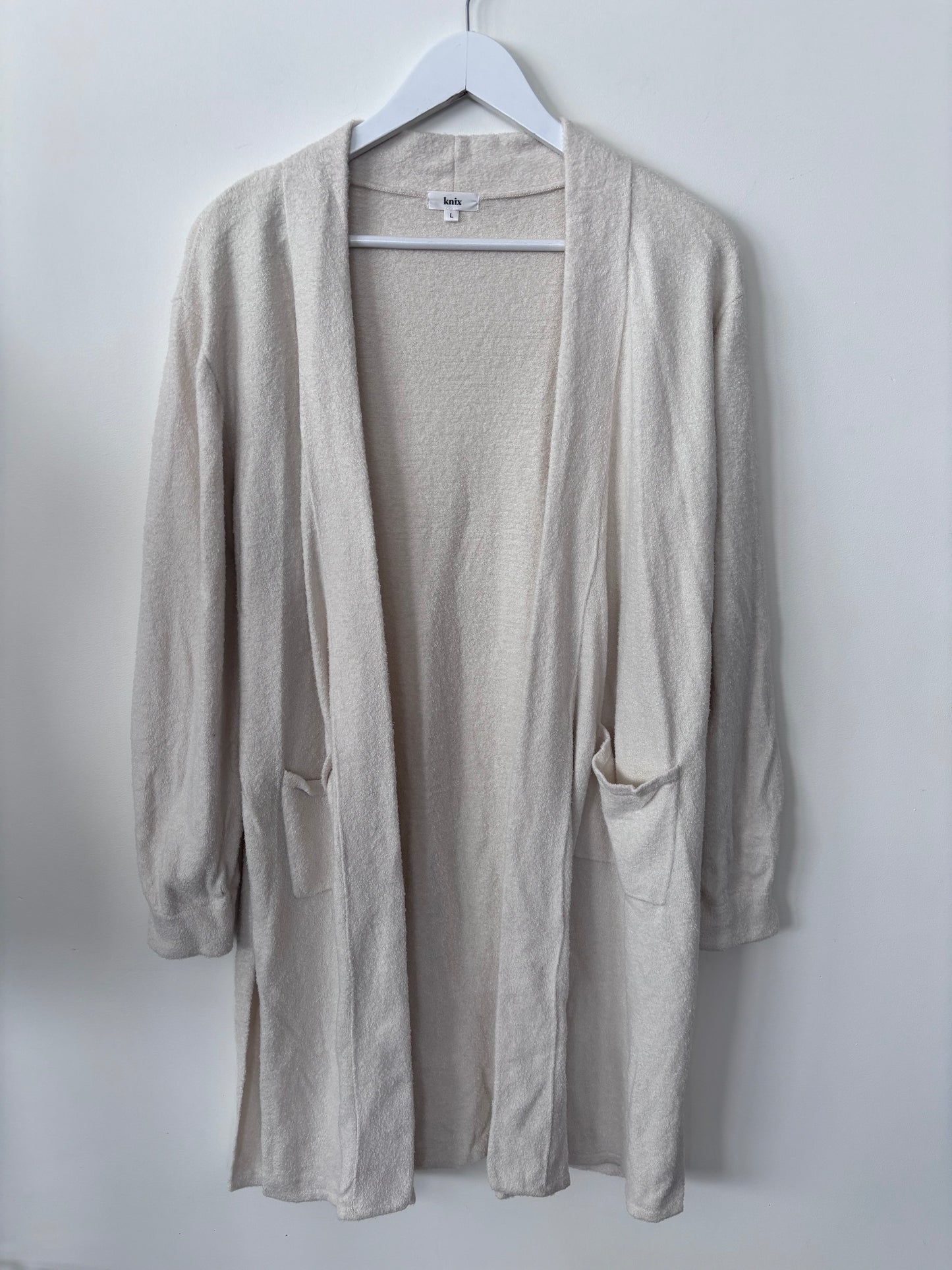 Knix Soft Longline Cardigan White/Cream | Large