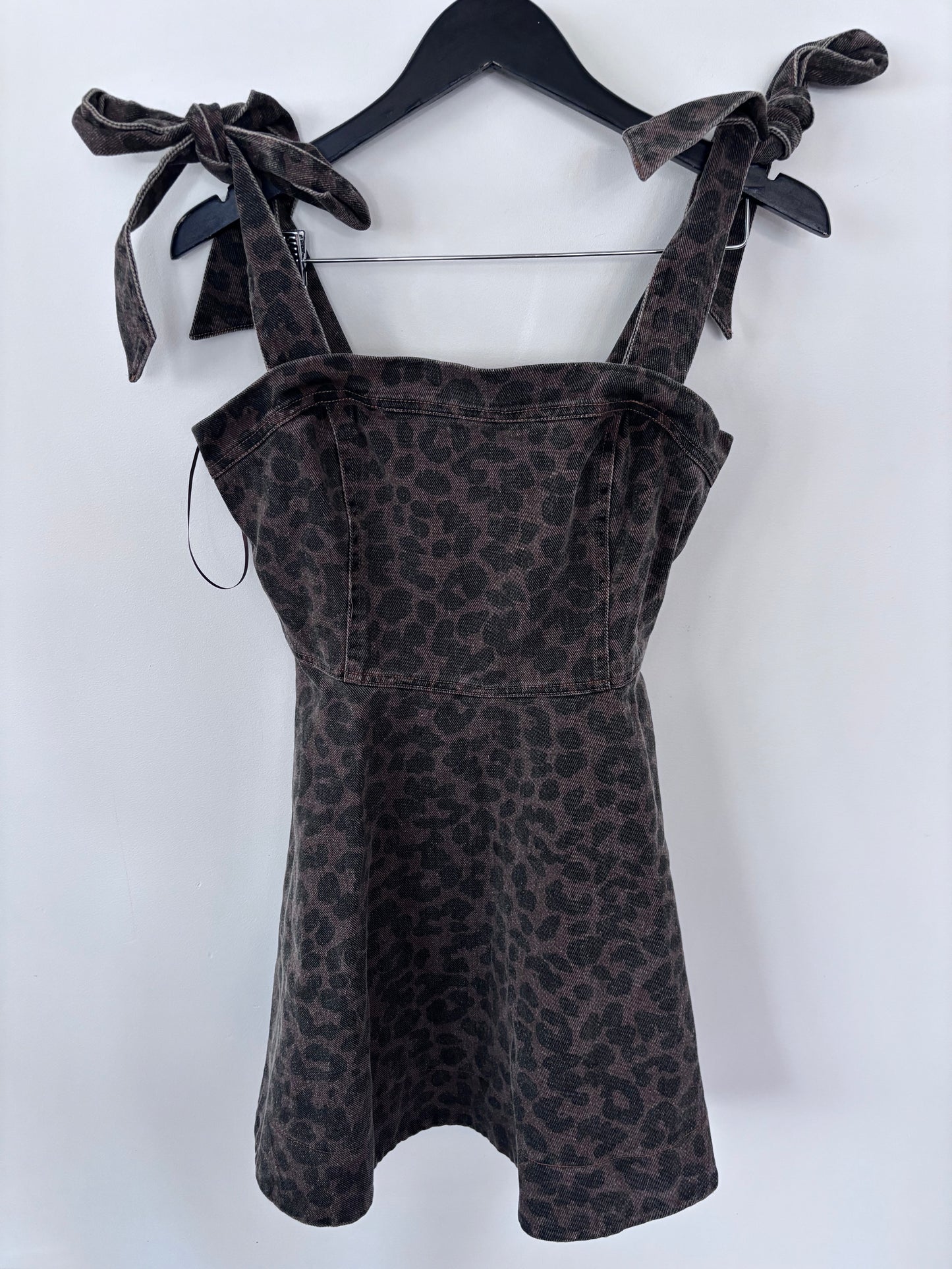 SO Me NWT Denim Animal Print Dress | Sz Medium