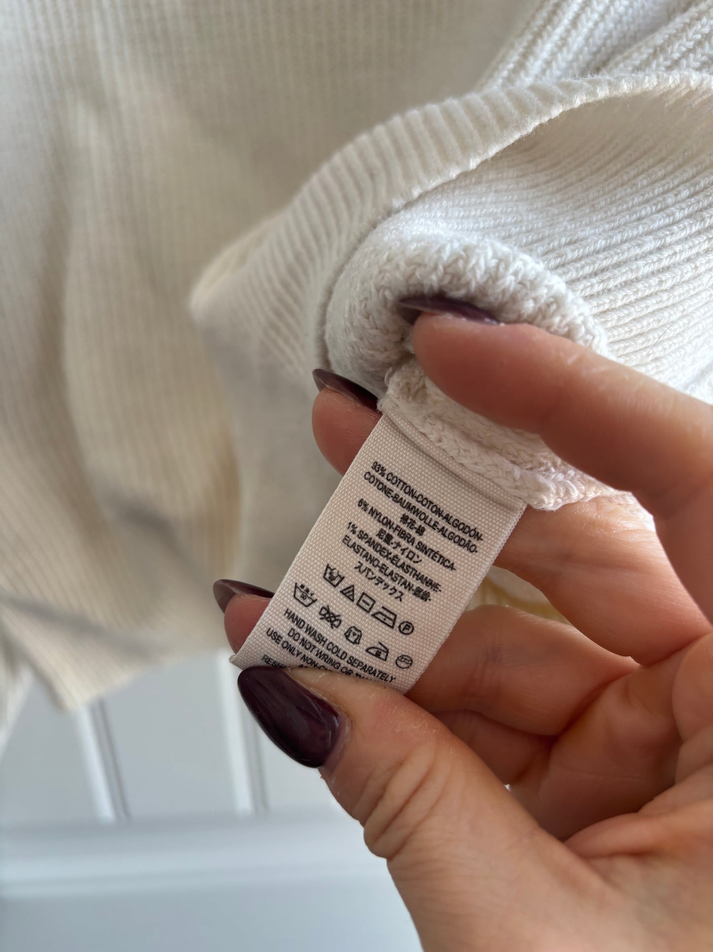 Free People "Too Good" Ribbed Mock Neck Sweater | Small (generous fit)