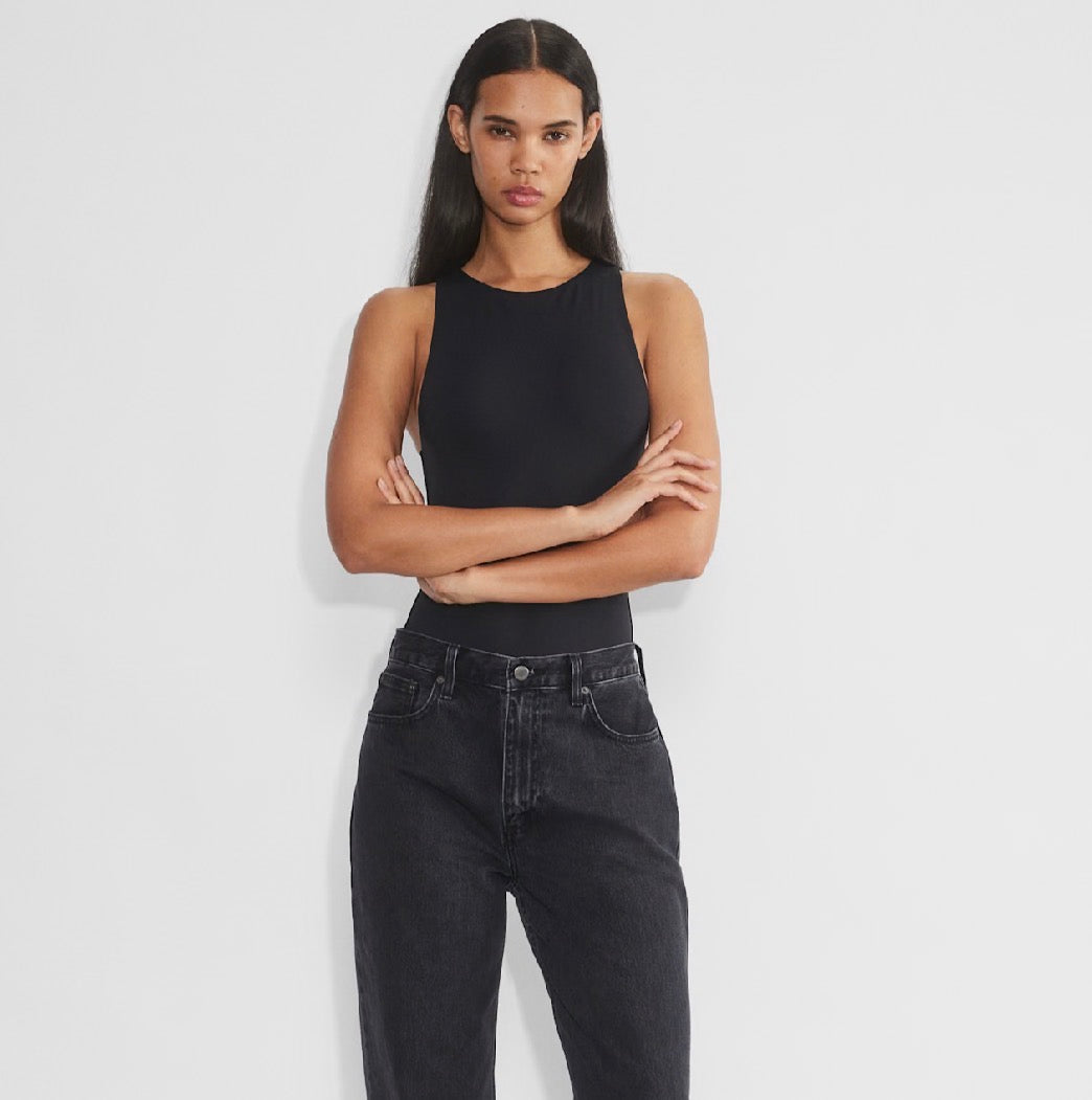 Babaton Aritzia Black 90s Bodysuit | Sz XS