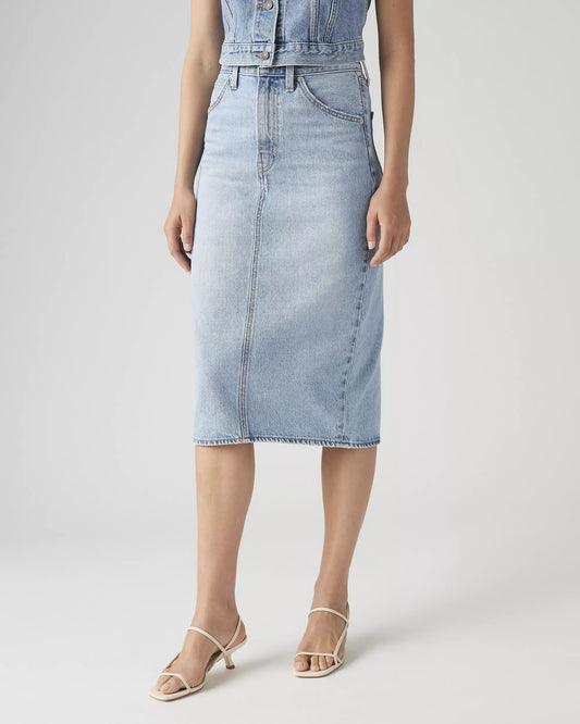 Levi's High Rise Back Slit Skirt | Sz 29