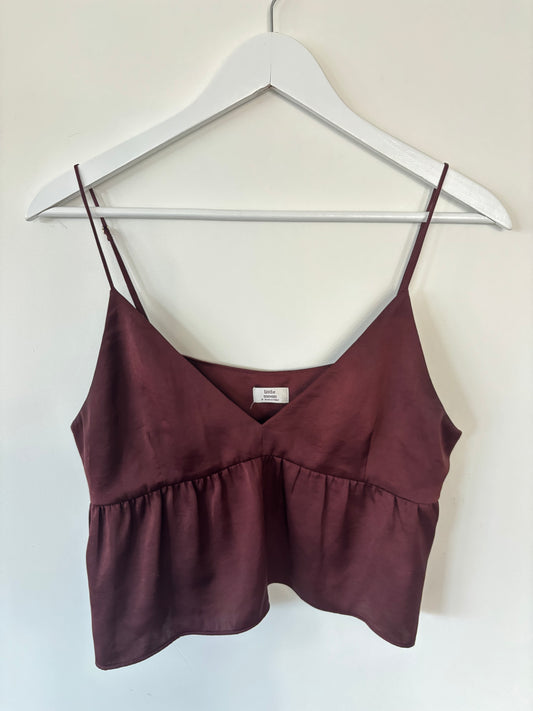 Little Moon Burgundy Sedum Camisole | Medium (N201K6)