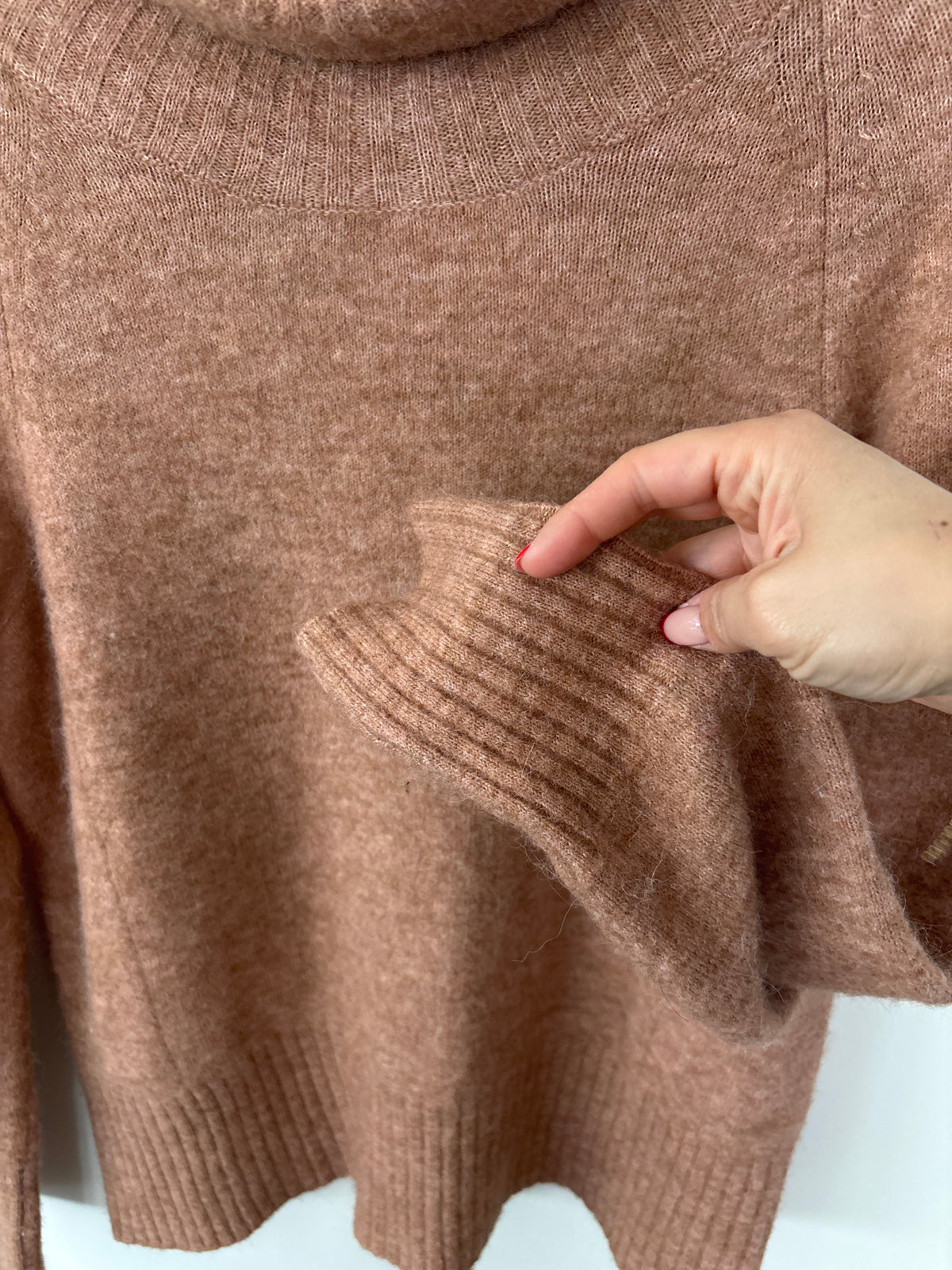 Babaton The Group Chapais Alpaca Blend Slouchy Cowlneck Sweater | Sz Small (fits Medium)