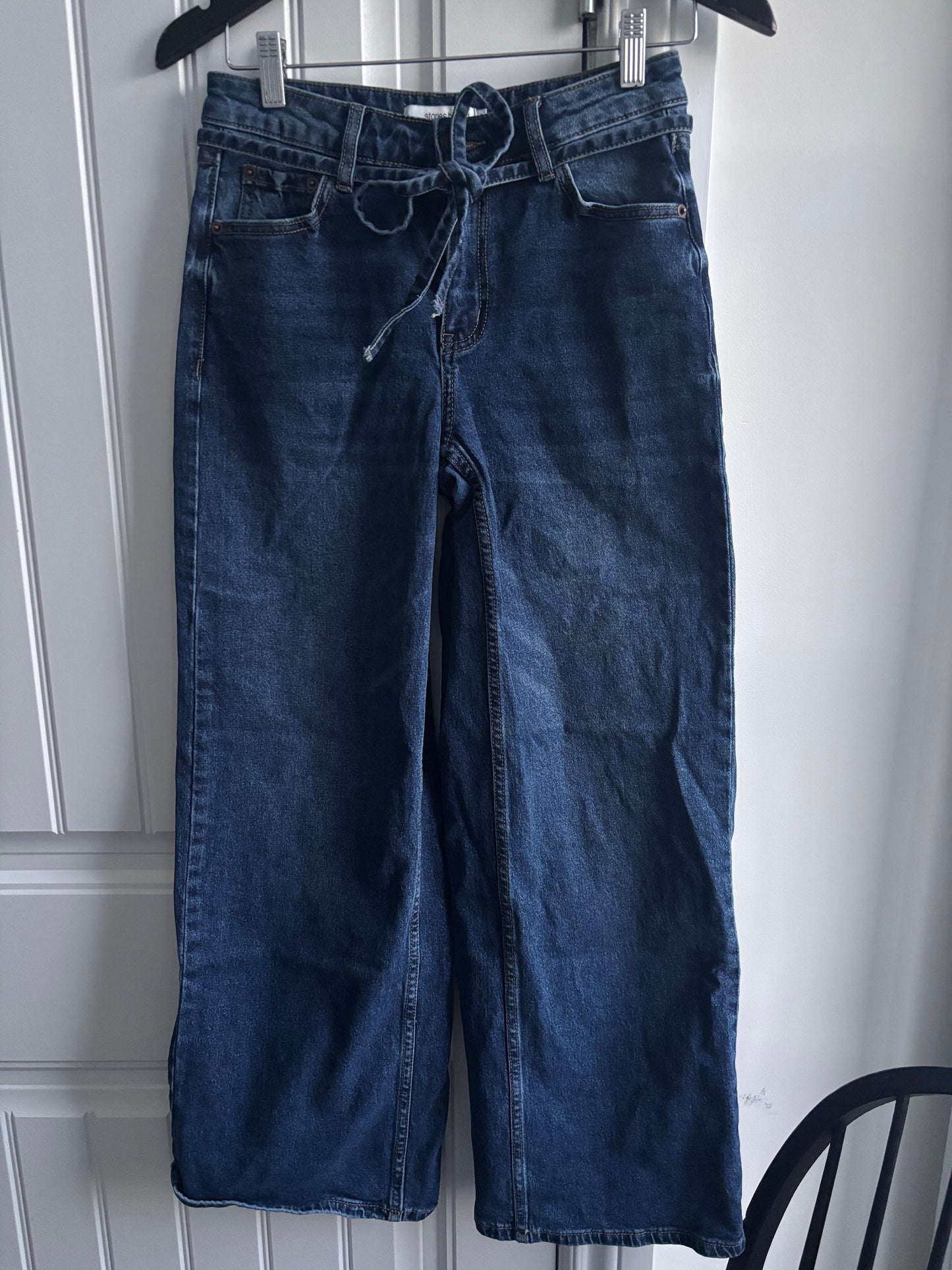 Stories Be Told Belted Wide Leg Jeans | Sz 8 (fits like 26 or 27)