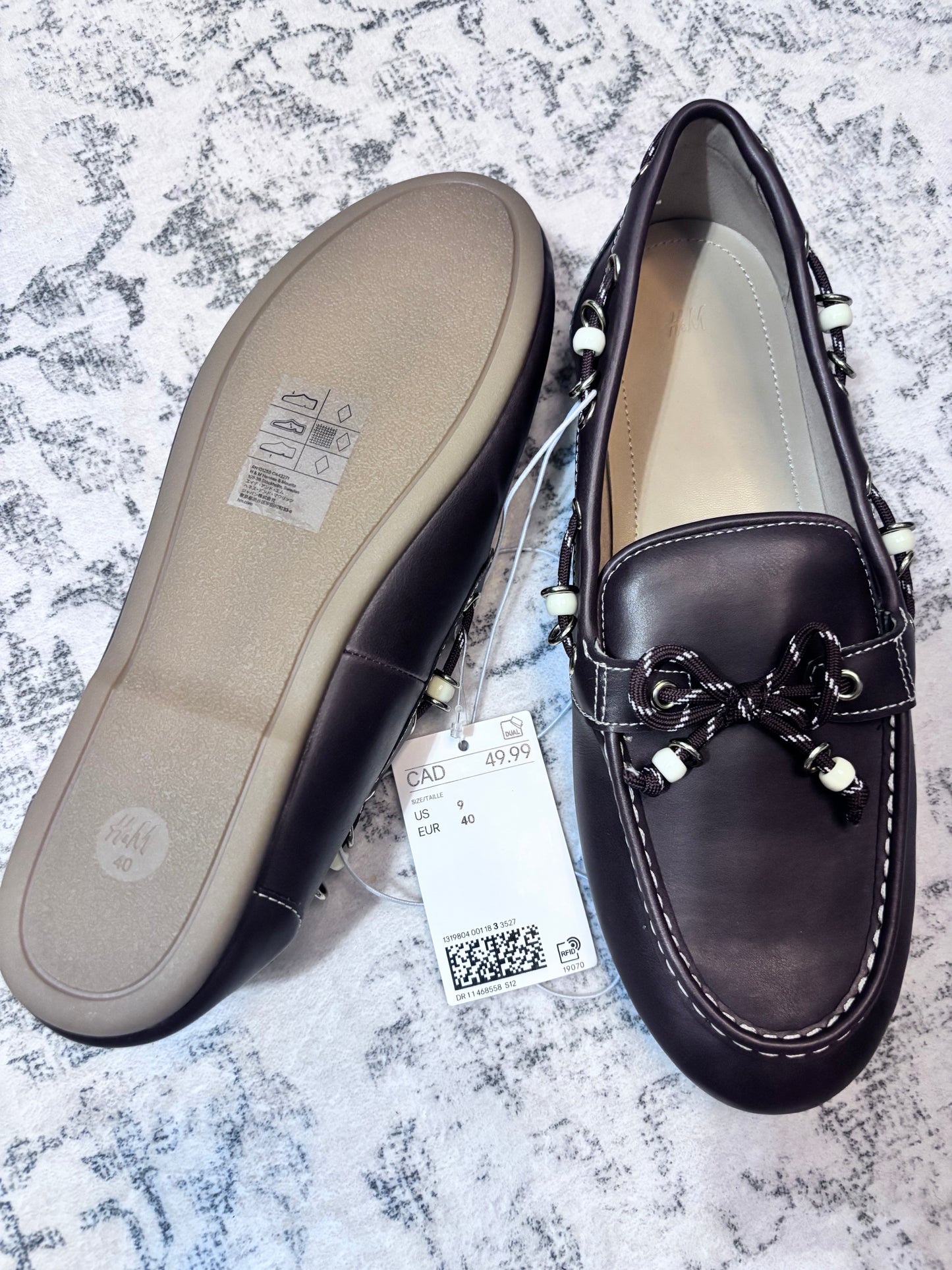 H&M Boat Shoes in Brown NWT | Sz 9