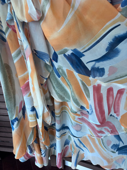FashionNova Abstract Nadine Midi Dress  | Sz XL