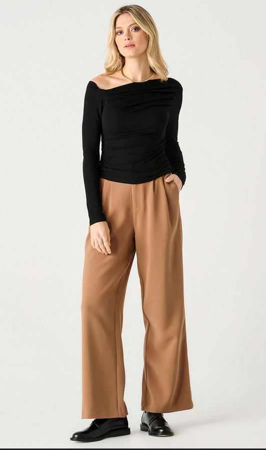 Black Tape Brown Wide Leg Pants | Medium
