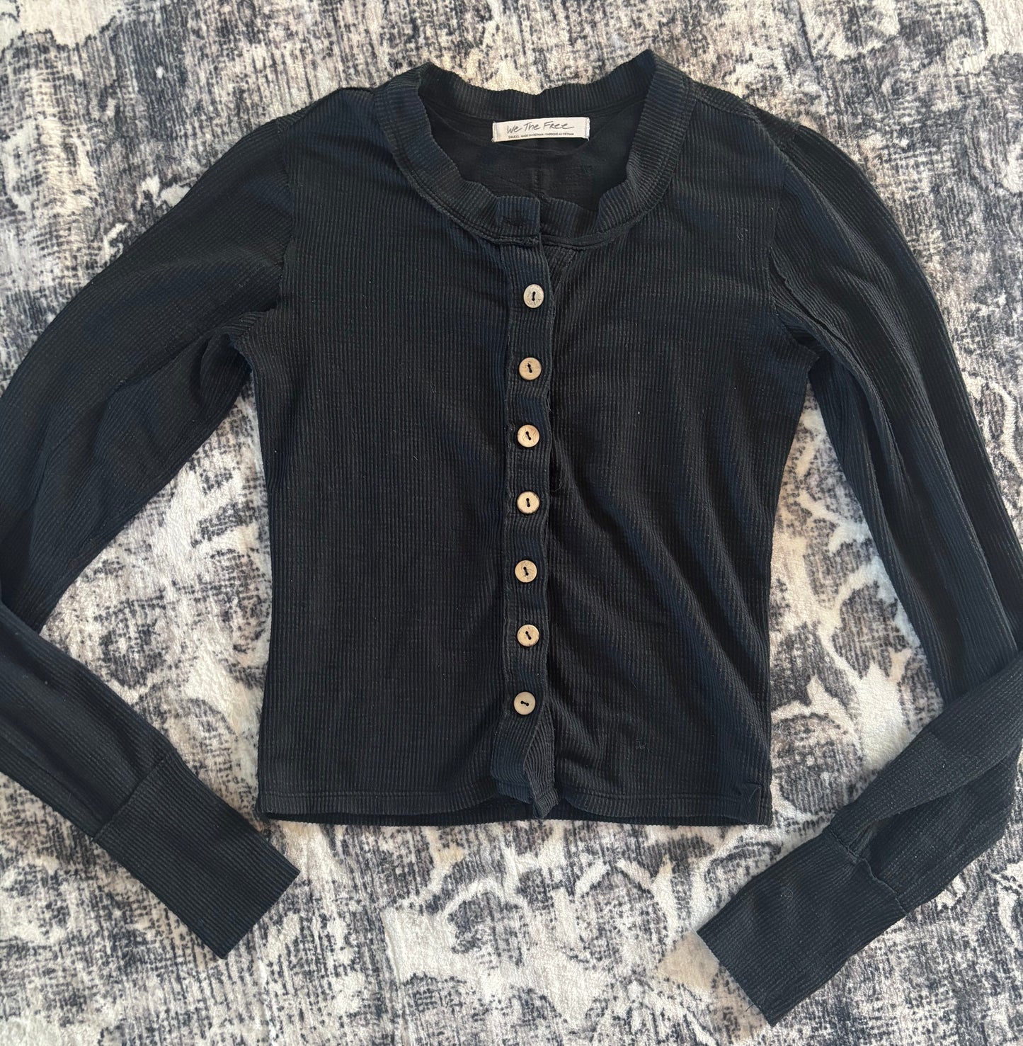 We the Free Fitted Button Cardigan | Small (would fit XS also) (N123S2)