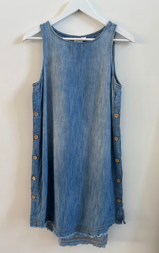Universal Threads Denim Dress with Raw Hem | Small