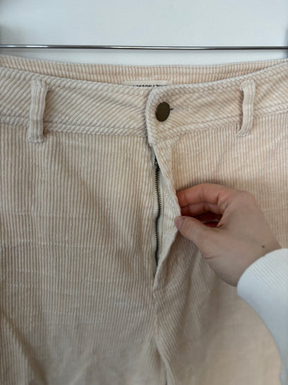 Jackson Rowe Cream Reform Corduroy Pants | Sz Medium ( fits like 28/29)(F115S14)