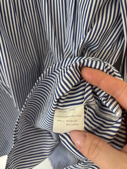 Striped and White Lace Top | Sz Small